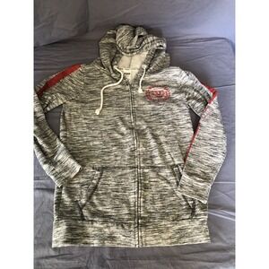 PINK Victoria's Secret 5th & Ocean Full Zip Thick Hoodie Wisconsin Badgers Sz XS